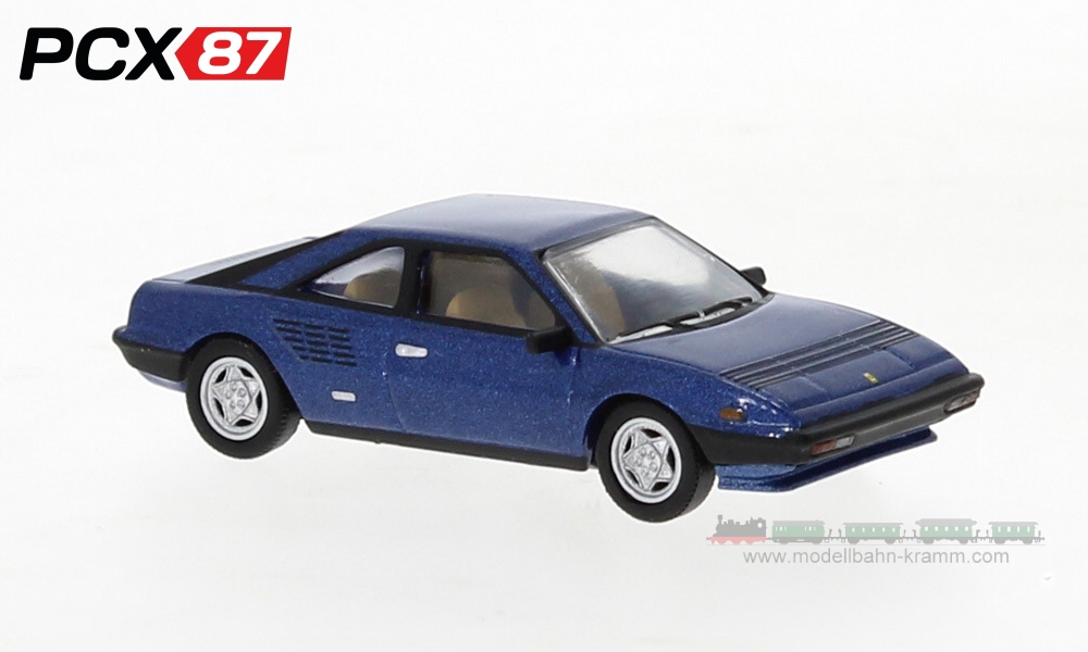 Brekina PCX870142, EAN 4052176742501: 1:87 Ferrari Mondial, metallic-dunkelblau, 1980 (PCX87)