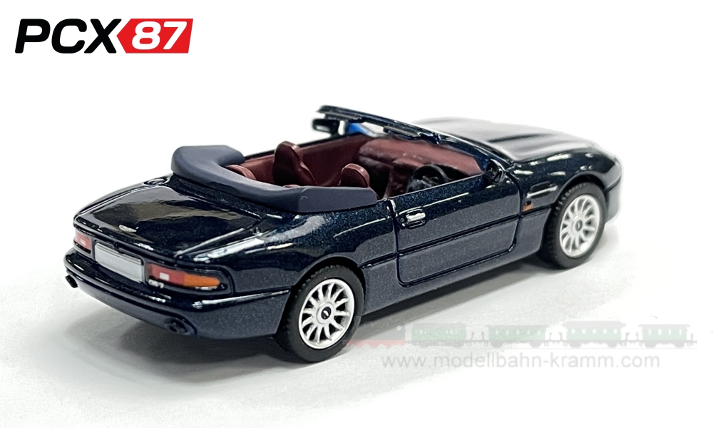 Brekina PCX870147, EAN 4052176972335: H0/1:87 Aston Martin DB7 Cabriolet metallic dunkelblau, 1994 (PCX)