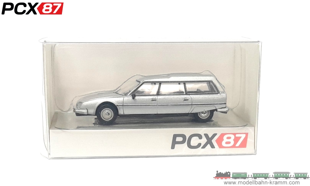 Brekina PCX870412, EAN 4052176664636: H0/1:87 Citroen CX Break silber, 1976 (PCX)
