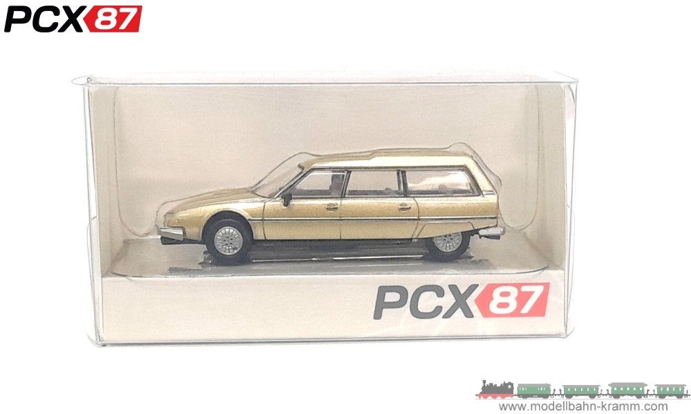 Brekina PCX870413, EAN 4052176666289: H0/1:87 Citroen CX Break metallic beige, 1976 (PCX)
