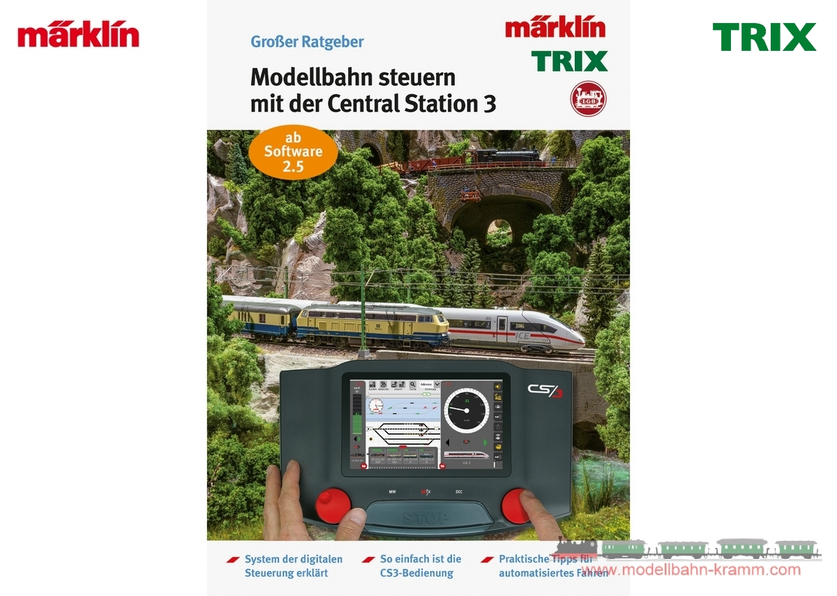 TRIX 03084, EAN 2000075655745: Buch Märklin Trix Modellbahn steuern in Deutsch
