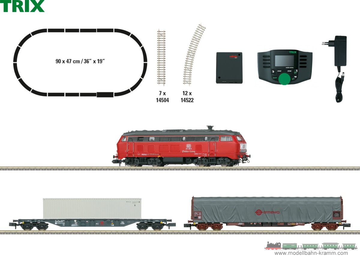 TRIX 11161, EAN 4028106111617: N Digital-Startpackung Güterzug VI