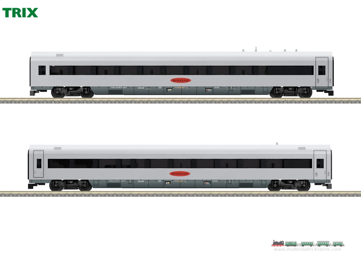 TRIX 15161, EAN 4028106151613: N Wagen-Set METROPOLITAN DB AG