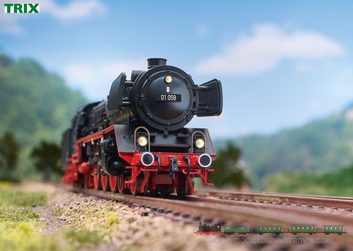 TRIX 16630, EAN 4028106166303: N Sound Dampflokomotive Baureihe 01 DB