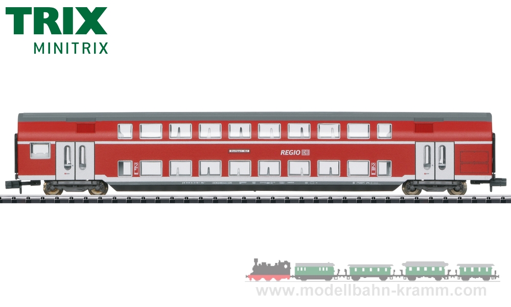 TRIX 18056, EAN 4028106180569: N Hobby-Doppelstockwagen DBz VI