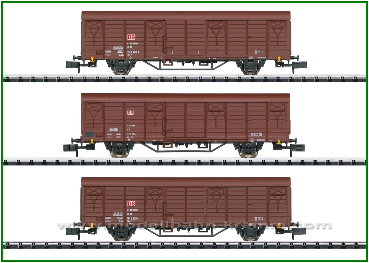 TRIX 18901, EAN 4028106189012: N Güterwagen-Set Bauart Gbs 258 DBAG