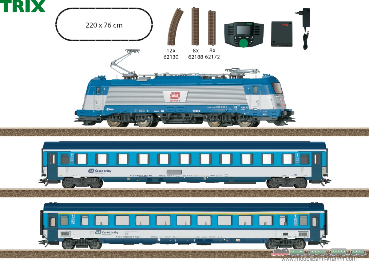 Modellbahn-Kramm: TRIX 21505 #D Passenger Train Starter Set