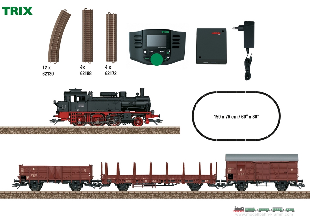 TRIX 21531, EAN 4028106215315: H0 Digital-Startpackung Güterzug Epoche III