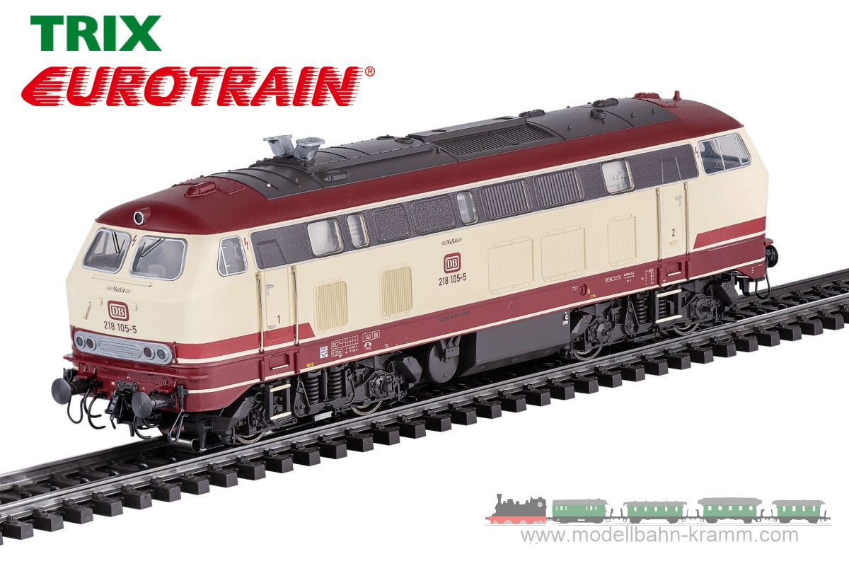 TRIX 22467, EAN 4028106224676: H0 DC Sound Diesellok 218 105-5 NeSA