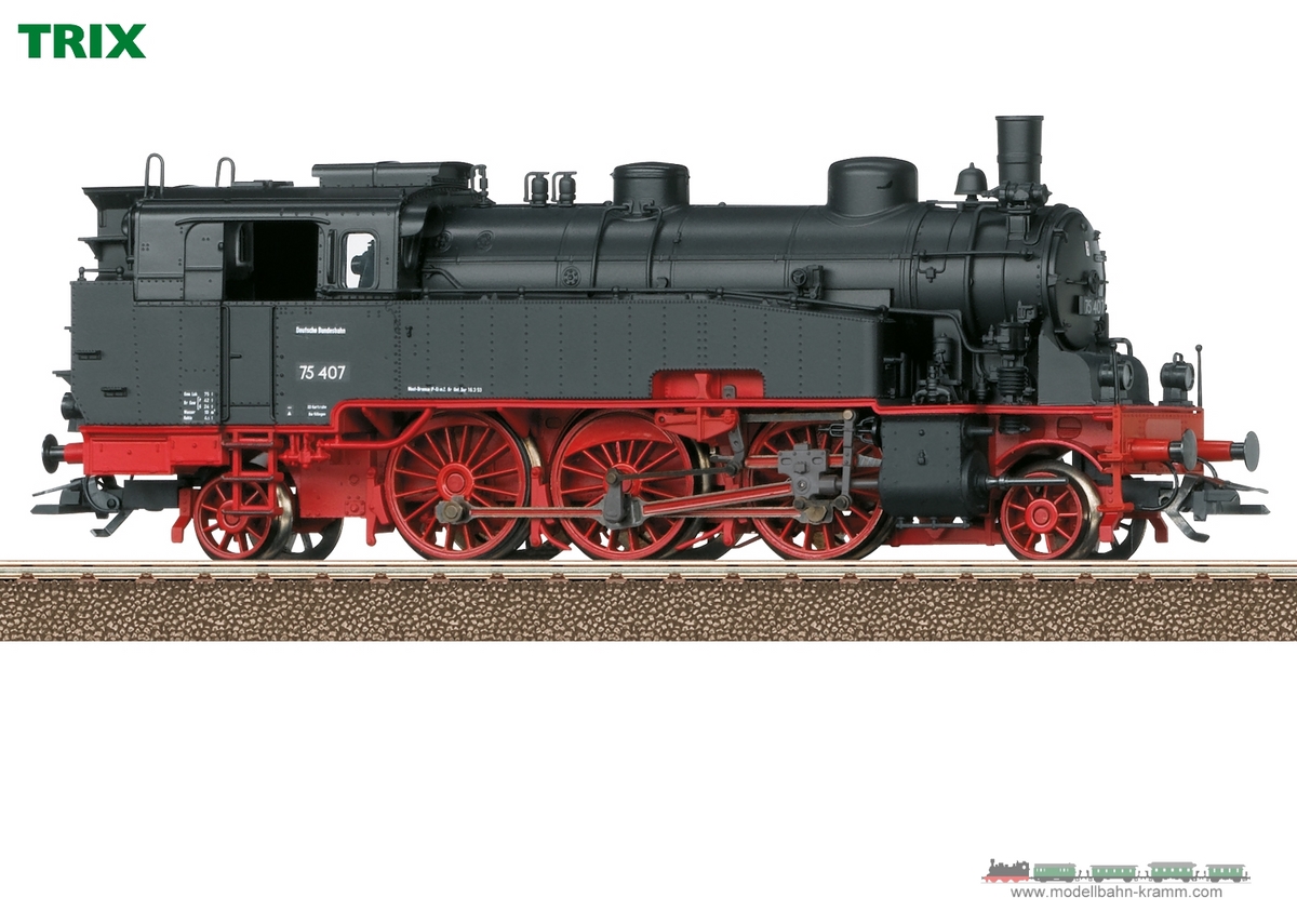 TRIX 22794, EAN 4028106227943: H0 DC Sound Dampflokomotive Baureihe 75.4