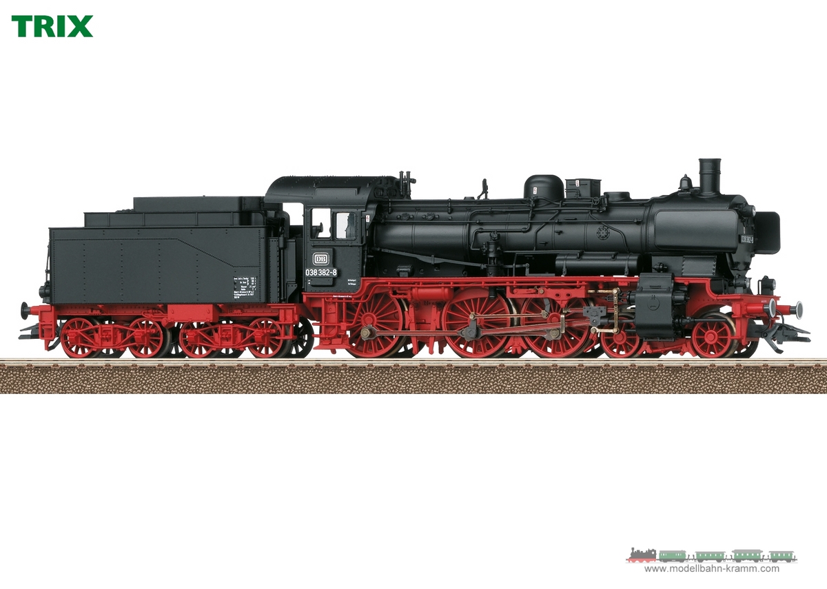 TRIX 22895, EAN 4028106228957: H0 DC Sound Dampflokomotive Baureihe 038