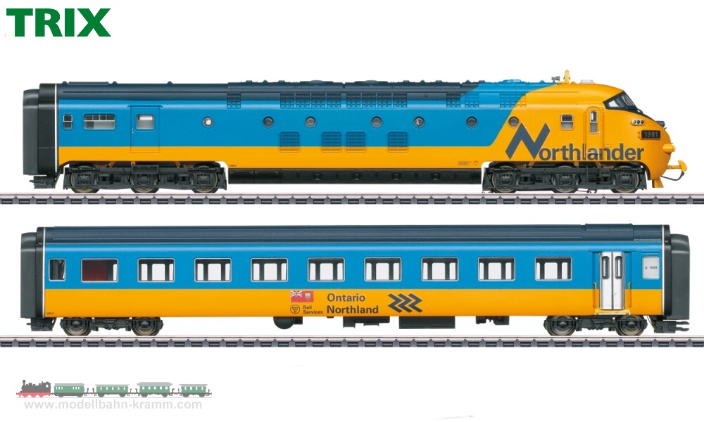 TRIX 22975, EAN 4028106229756: H0 DC Sound Dieseltriebzug Northlander ONR IV