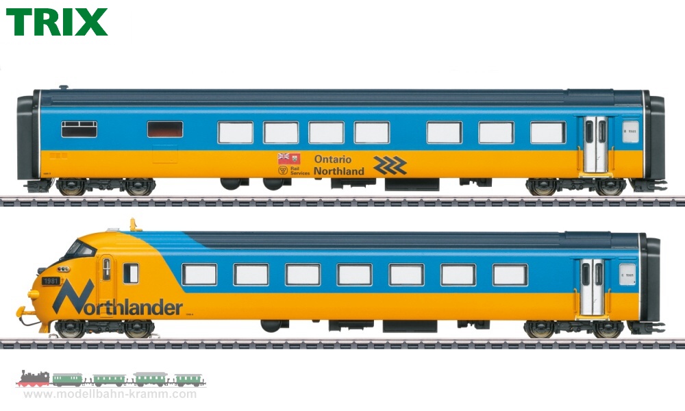 TRIX 22975, EAN 4028106229756: H0 DC Sound Dieseltriebzug Northlander ONR