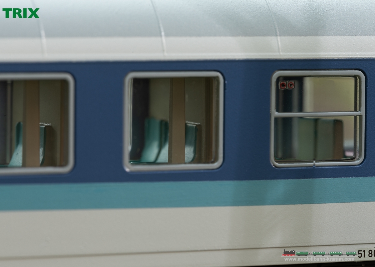 TRIX 23200, EAN 4028106232008: H0 DC Personenwagen-Set InterRegio