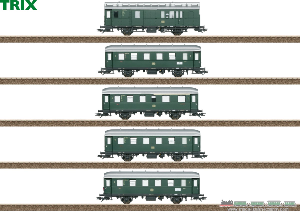 TRIX 23225, EAN 4028106232251: H0 DC digital Reisezugwagen-Set DB