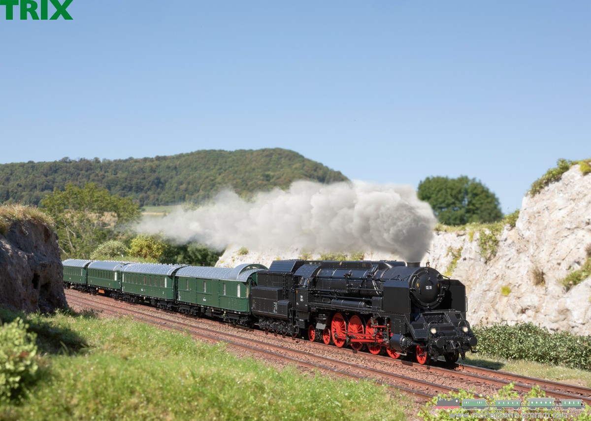 TRIX 25012, EAN 4028106250125: H0 DC Sound Dampflok BR 12.11 ÖBB