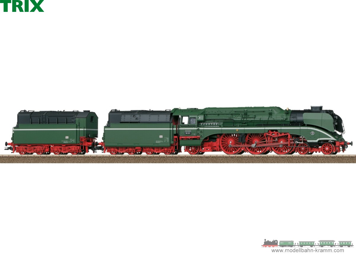 TRIX 25020, EAN 4028106250200: H0 DC Sound Dampflokomotive BR 18 201 DR
