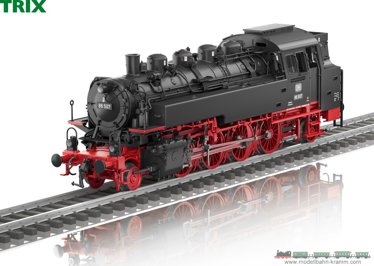 TRIX 25086, EAN 4028106250866: H0 DC Sound Dampflokomotive Baureihe 86, DB III