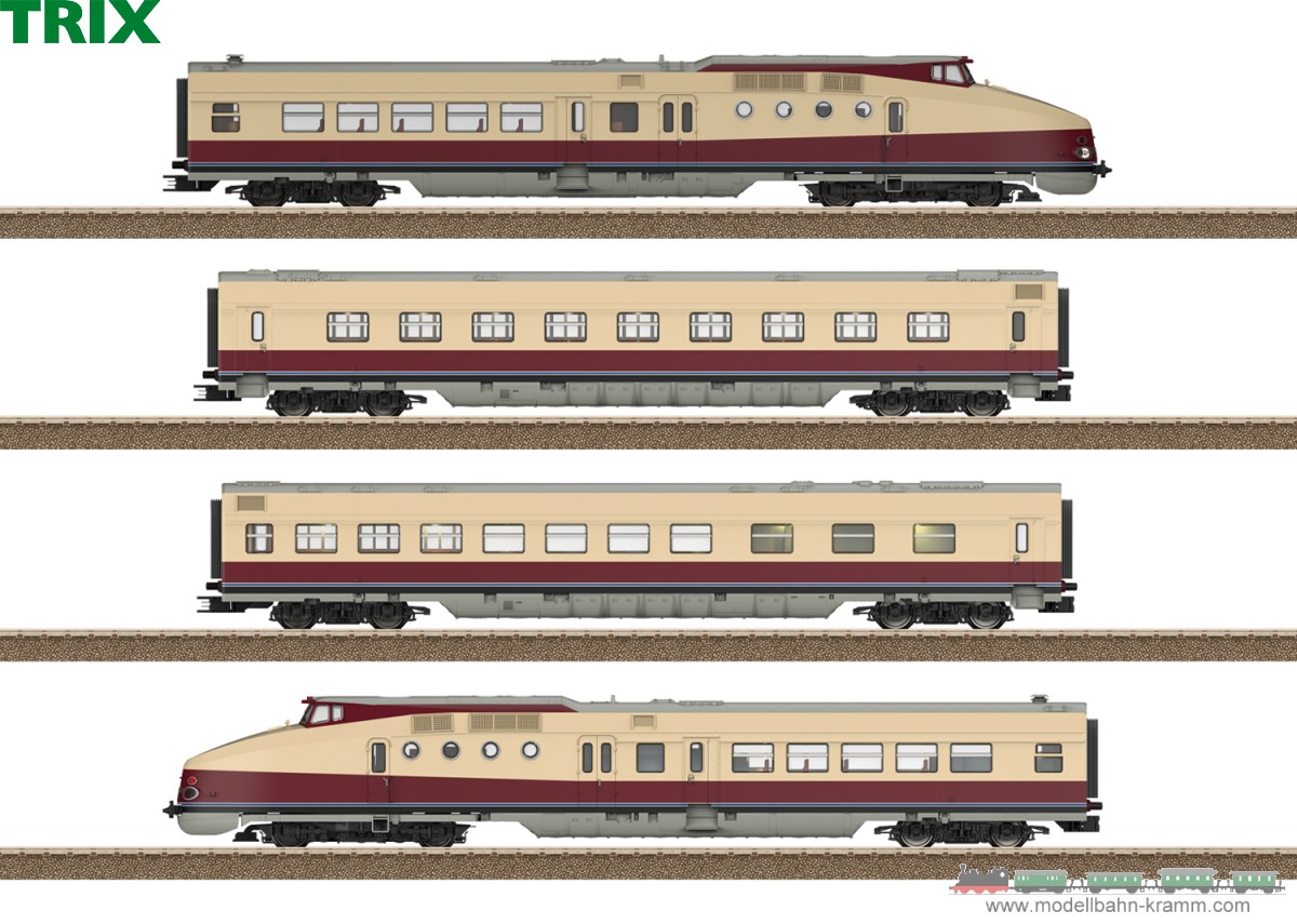 TRIX 25175, EAN 4028106251757: H0 DC Sound Diesel-Schnelltriebwagenzug VT 18.16