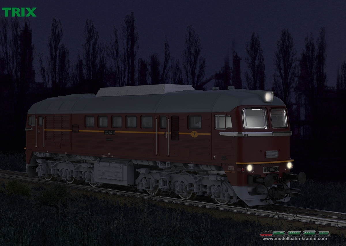 TRIX 25200, EAN 4028106252006: H0 DC Sound Diesellokomotive Baureihe 120