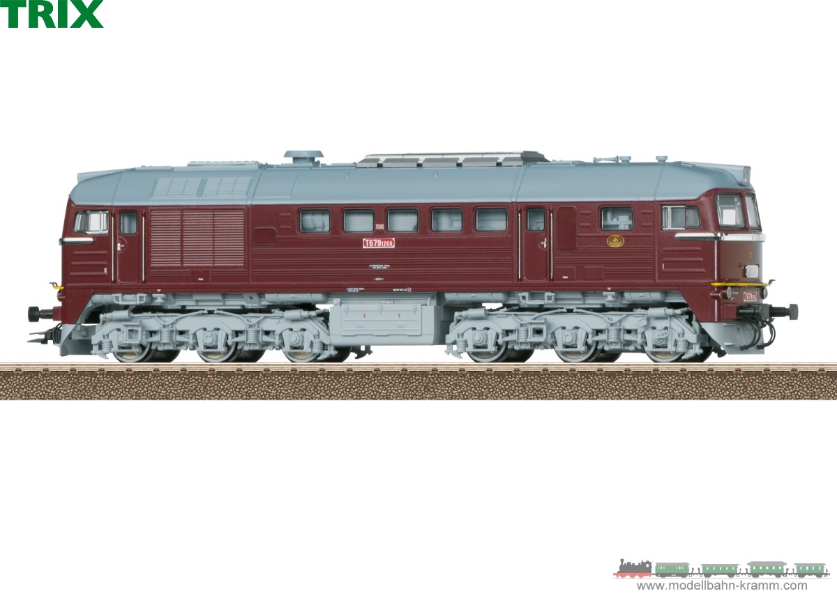 TRIX 25202, EAN 4028106252020: H0 DC Sound Diesellokomotive T 679.1266 CSD IV