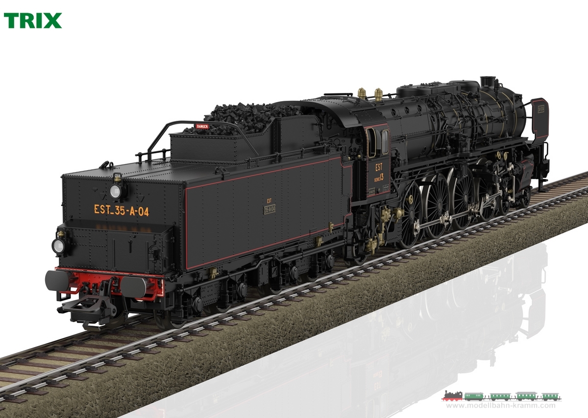 TRIX 25241, EAN 4028106252419: H0 DC Sound Schnellzug-Dampflokomotive Serie 13 EST