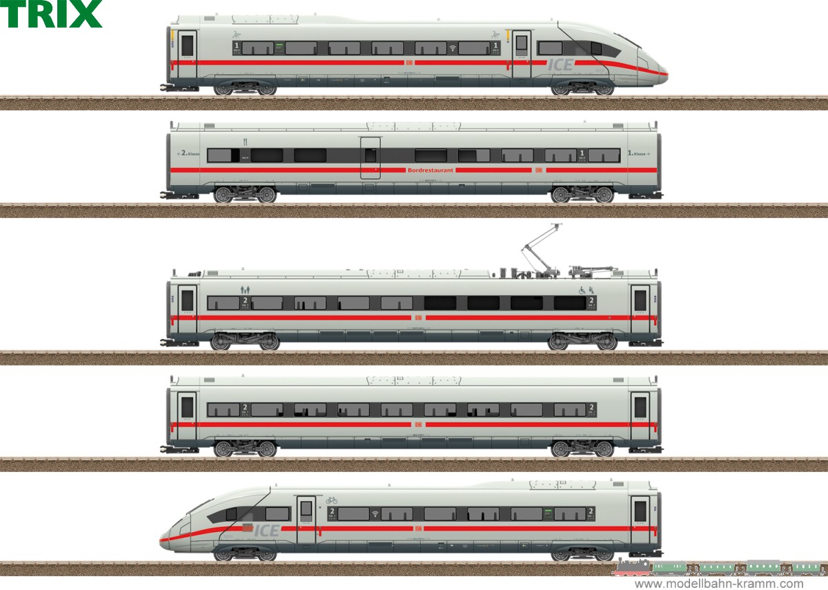 TRIX 25978, EAN 4028106259784: H0 DC Sound Triebwagenzug ICE 4 Baureihe 412/812 DB AG