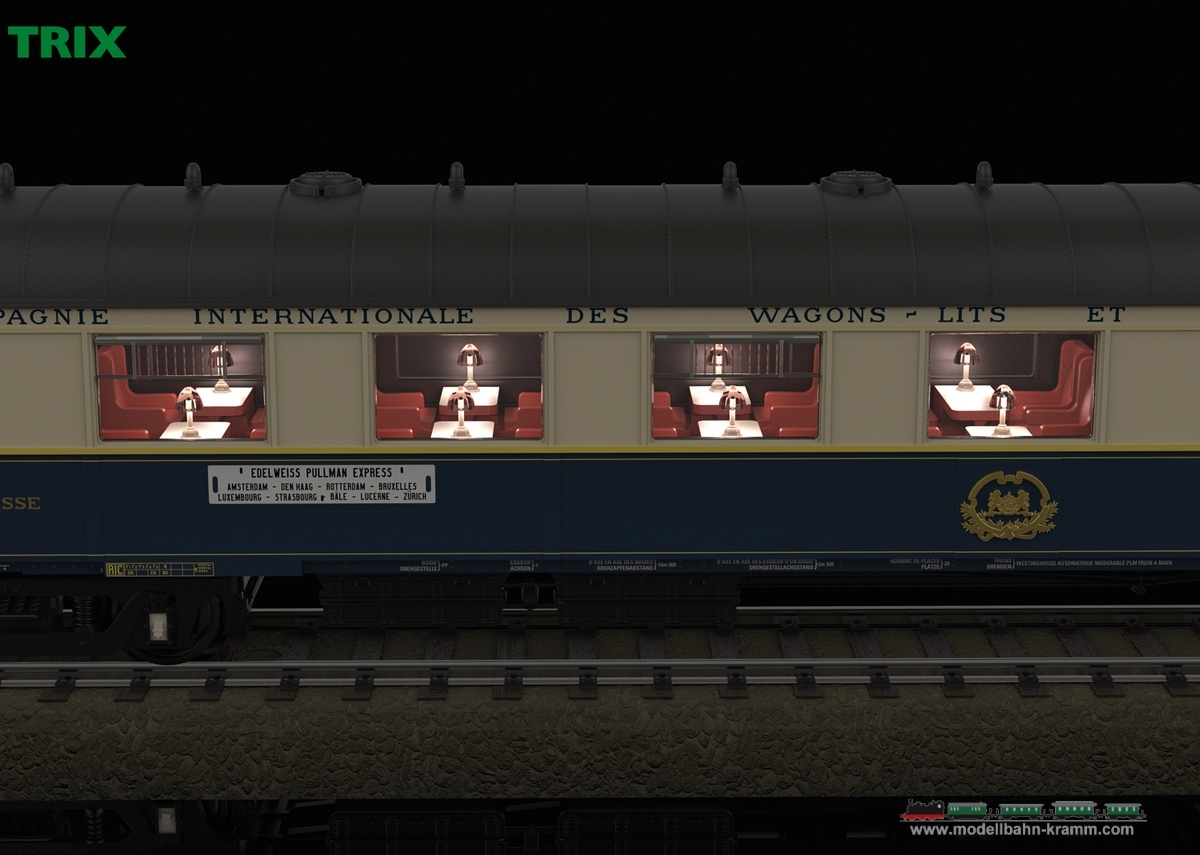 TRIX 26470, EAN 4028106264702: Edelweiß Parlor Car Set