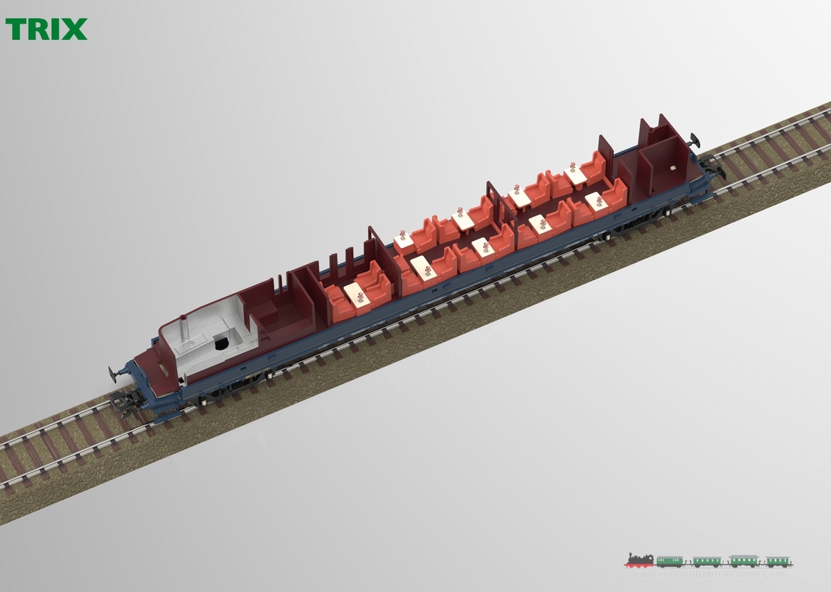 TRIX 26470, EAN 4028106264702: H0 DC Pullmanwagen-Set Edelweiß