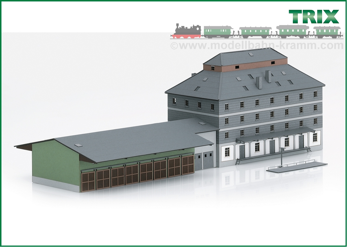 TRIX 66324, EAN 4028106663246: N Bausatz Raiffeisen Lagerhaus mit Markt Ep. 3-6