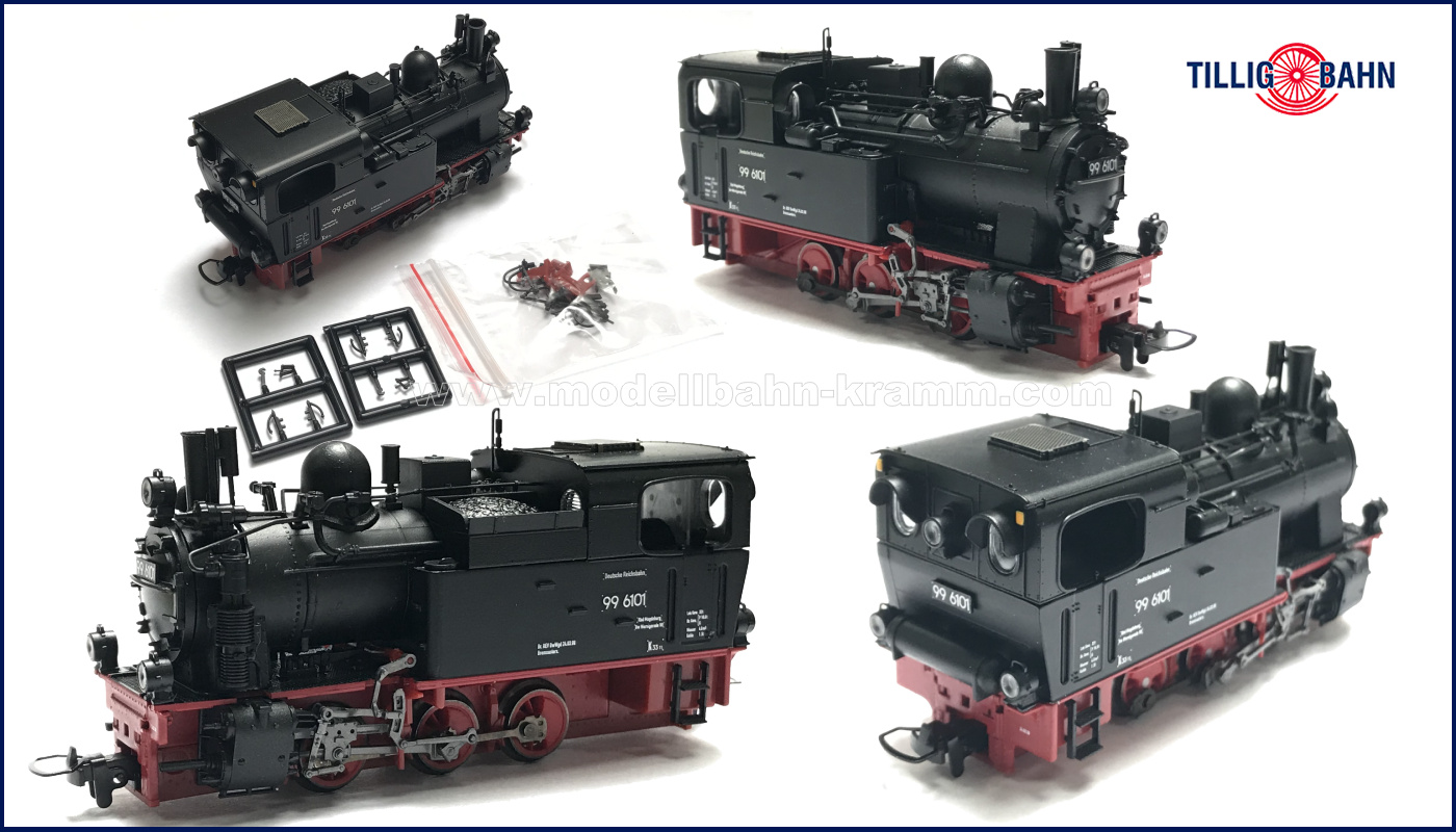 Dampflok 99.6101 HSB, Epoche 5, H0m-Spur