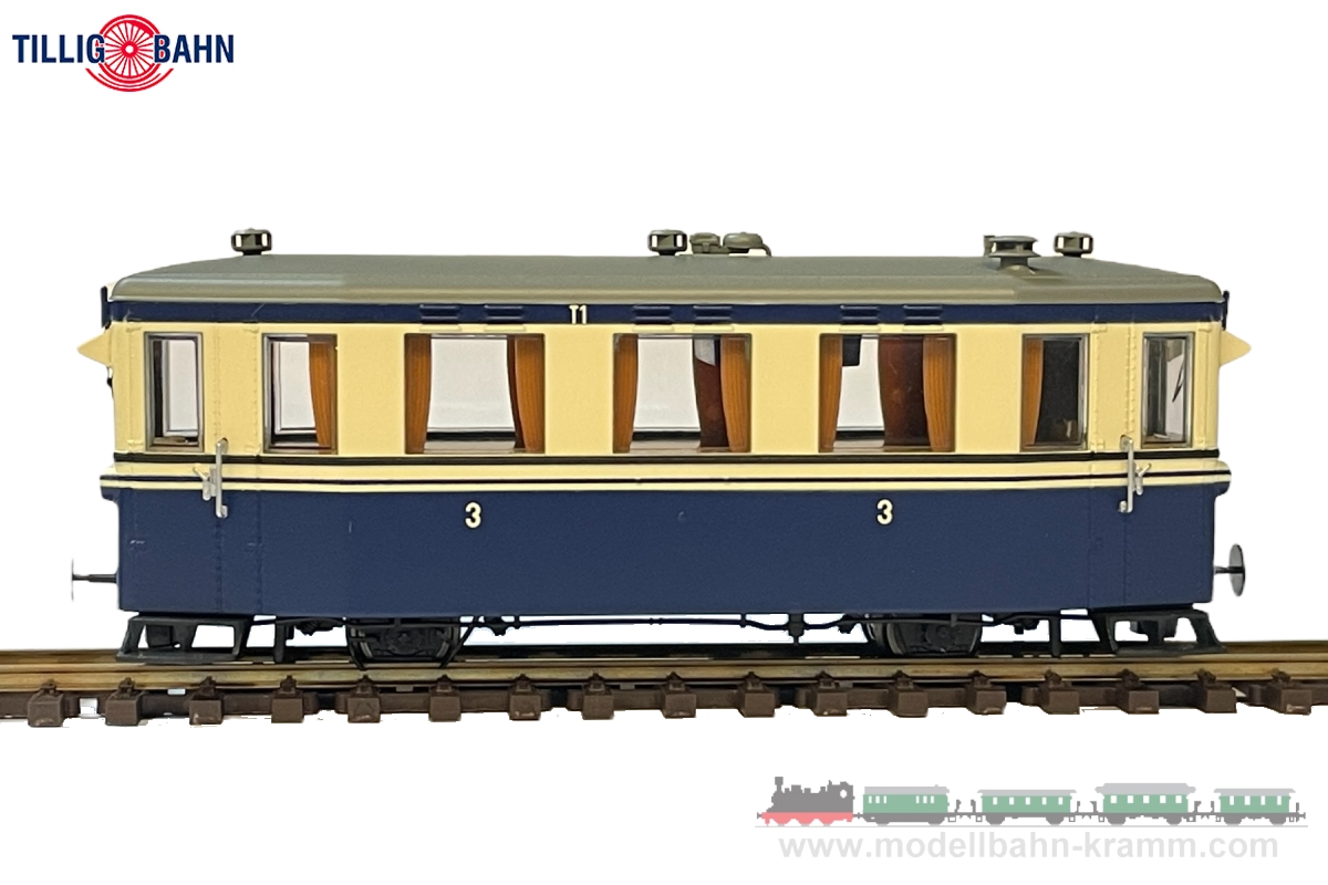 Tillig 02951, EAN 4012501029516: H0e analog Triebwagen T1, MEG