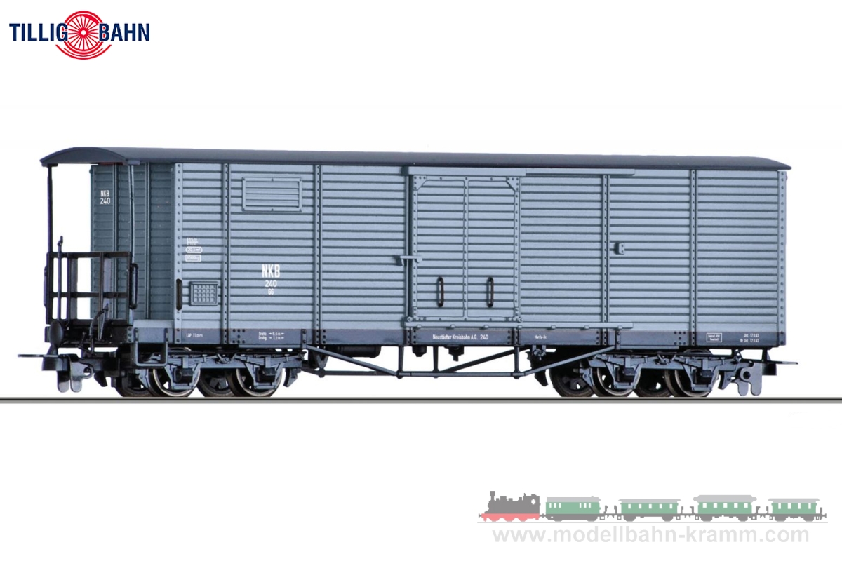 Tillig 15944, EAN 2000075426178: H0m gedeckter Güterwagen, NKB