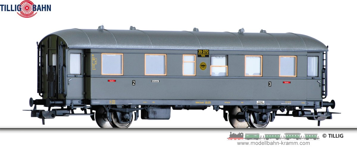 Tillig 74965, EAN 4012501749650: H0 DC Personenwagen 2./3. Klasse DRG