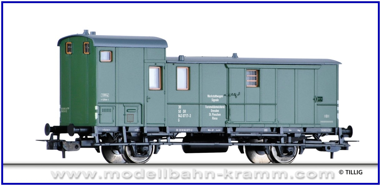 H0 DC Gepäckwagen-Sachs 07 DR