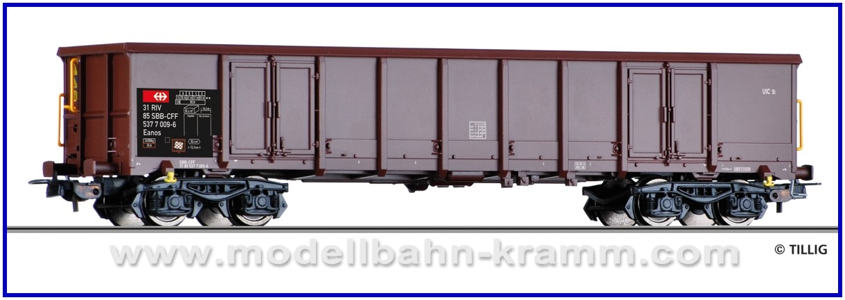 Tillig 77006, EAN 4012501770067: H0 DC offener Güterwagen SBB