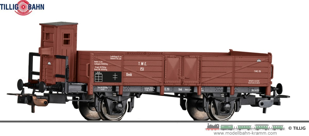 Tillig 77010, EAN 4012501770104: H0 DC Offener Güterwagen Omk TWE