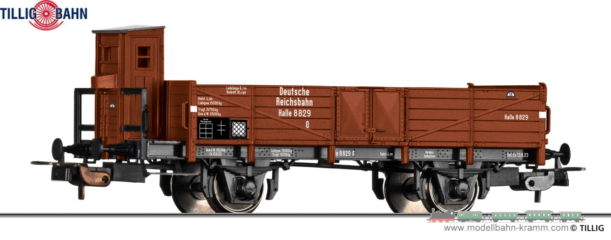 Tillig 77050, EAN 4012501770500: Offener Güterwagen der DRG