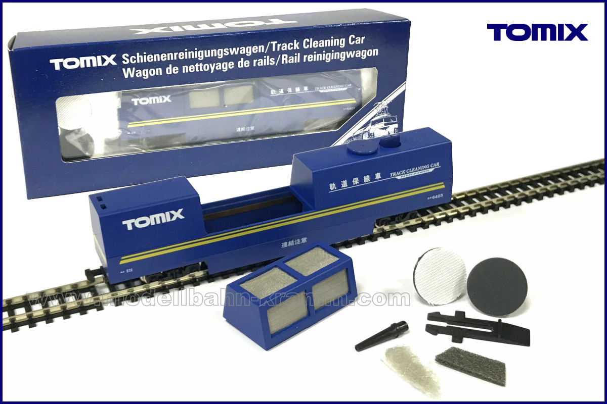 Tomix-Japan Modell 976425, EAN 2000008618182: N Gleisreinigungswagen blau