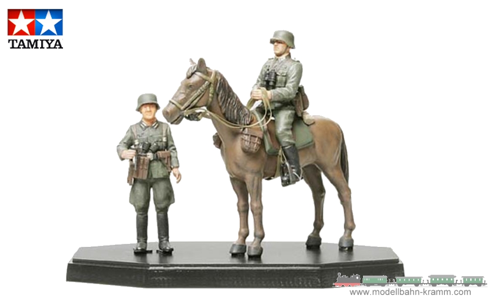 Tamiya 26011, EAN 2000000270975: 1:35 German Infantry & Horse WWII Kit