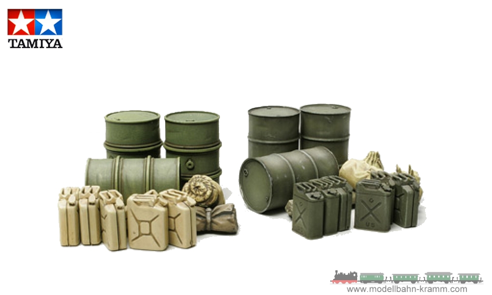 Tamiya 32510, EAN 2000000270999: 1:48 Diorama Set Barrels&Canisters