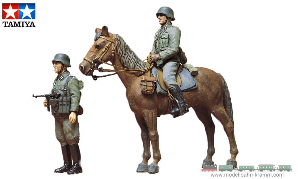 Tamiya 35053, EAN 2000006509659: 1:35 Kit, German Fig. Infantry (mounted)