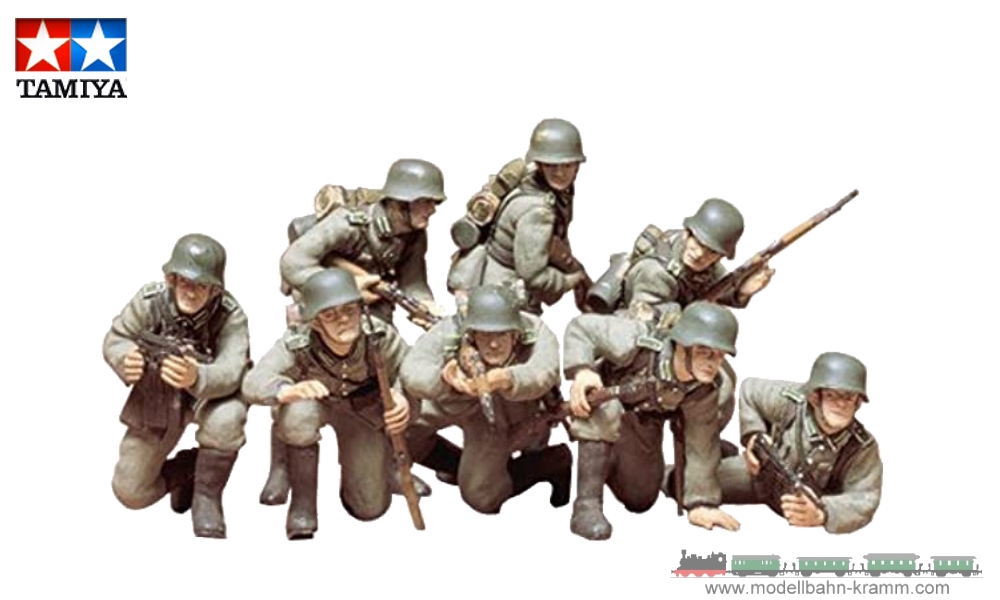 Tamiya 35061, EAN 4950344995462: 1:35 Scale WWII Figure Set German Panzer Grenardiers