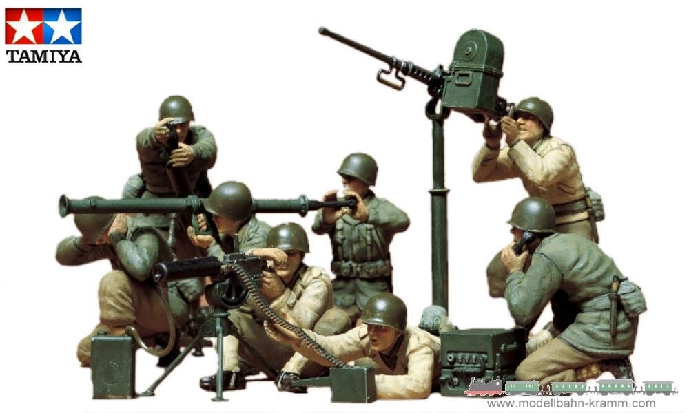 Tamiya 35086, EAN 2000000782652: 1:35 Scale Model, Figure Set US MG/Mortar Squad