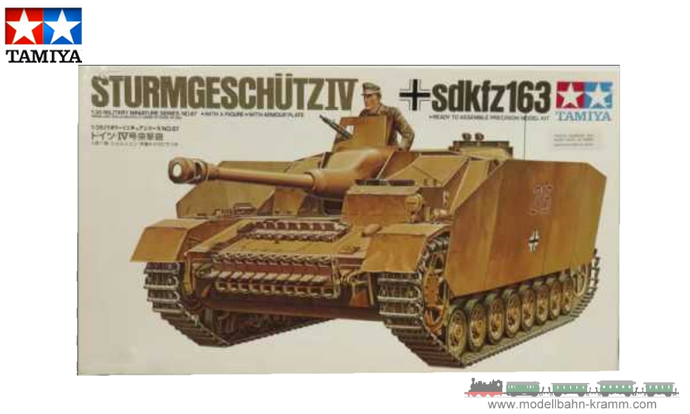Tamiya 35087, EAN 4950344992874: 1:35 Scale Kit, German SdKfz.163 Assault Tank IV