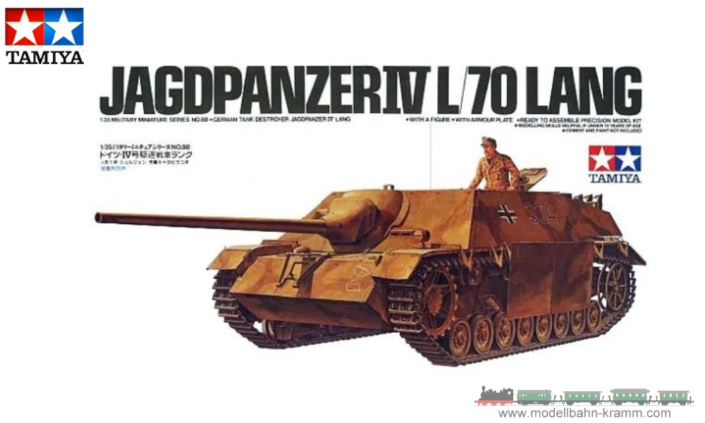 Tamiya 35088, EAN 2000000827773: 1:35 Bausatz Jagdpanzer IV/L 70 Lang