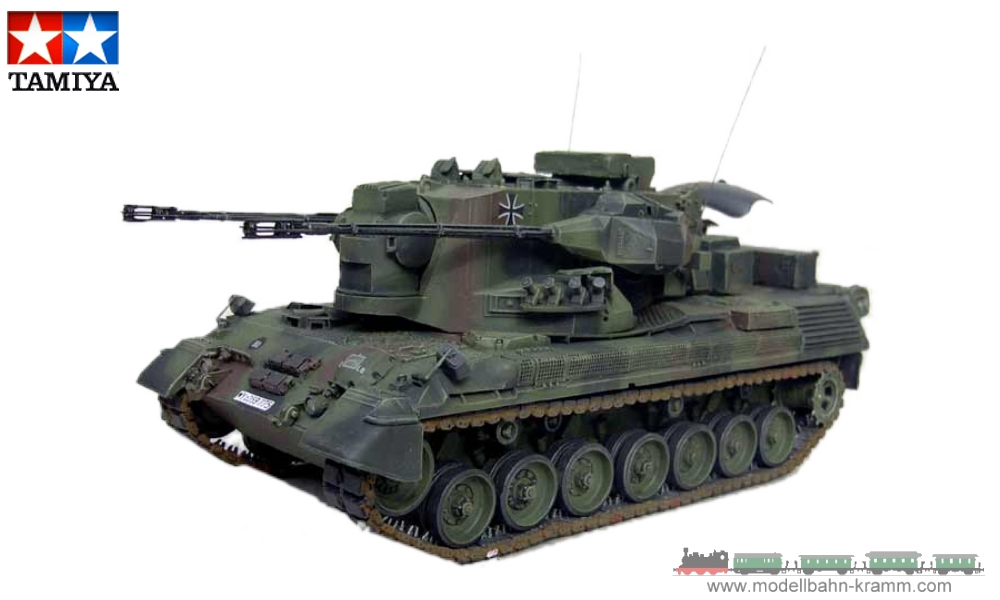 Tamiya 35099, EAN 4950344995516: 1:35 Scale Kit, German Army Flak Tank Gepard