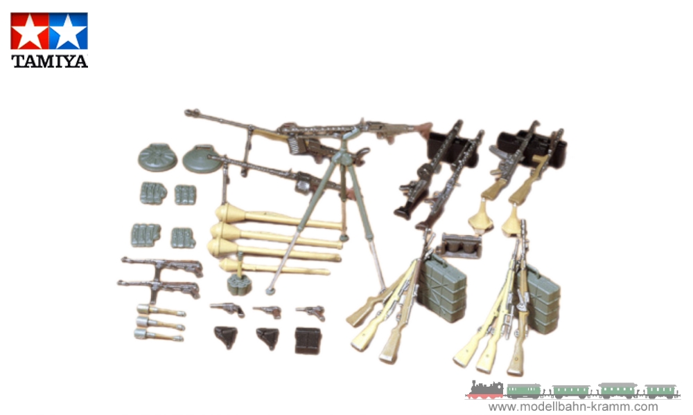 Tamiya 35111, EAN 4950344995530: 1:35 Diorama Set German Infantry Weapons