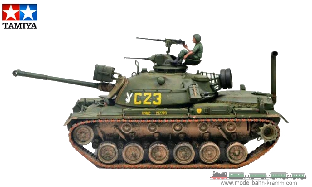 Tamiya 35120, EAN 2000000782690: 1:35 Kit, US Mit.KPz M48A3 Patton