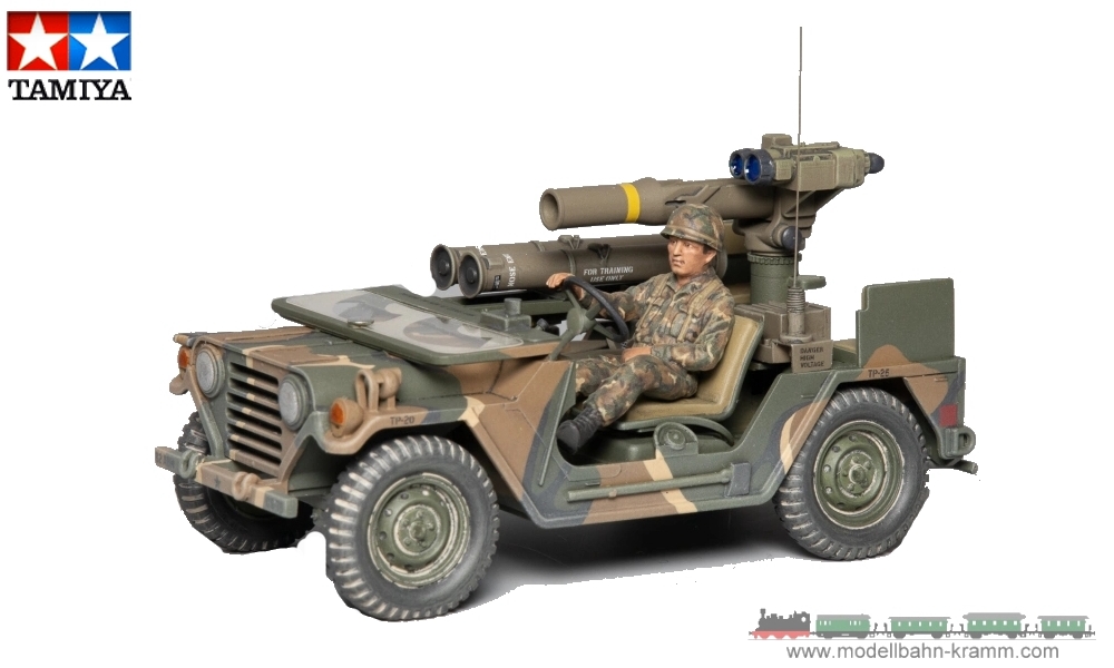 Tamiya 35125, EAN 2000000782713: 1:35 Scale Model Kit, US M151A2 Ford MUTT with TOW Missile Launche